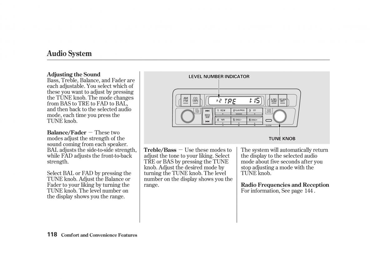 Honda Civic VII owners manual / page 117