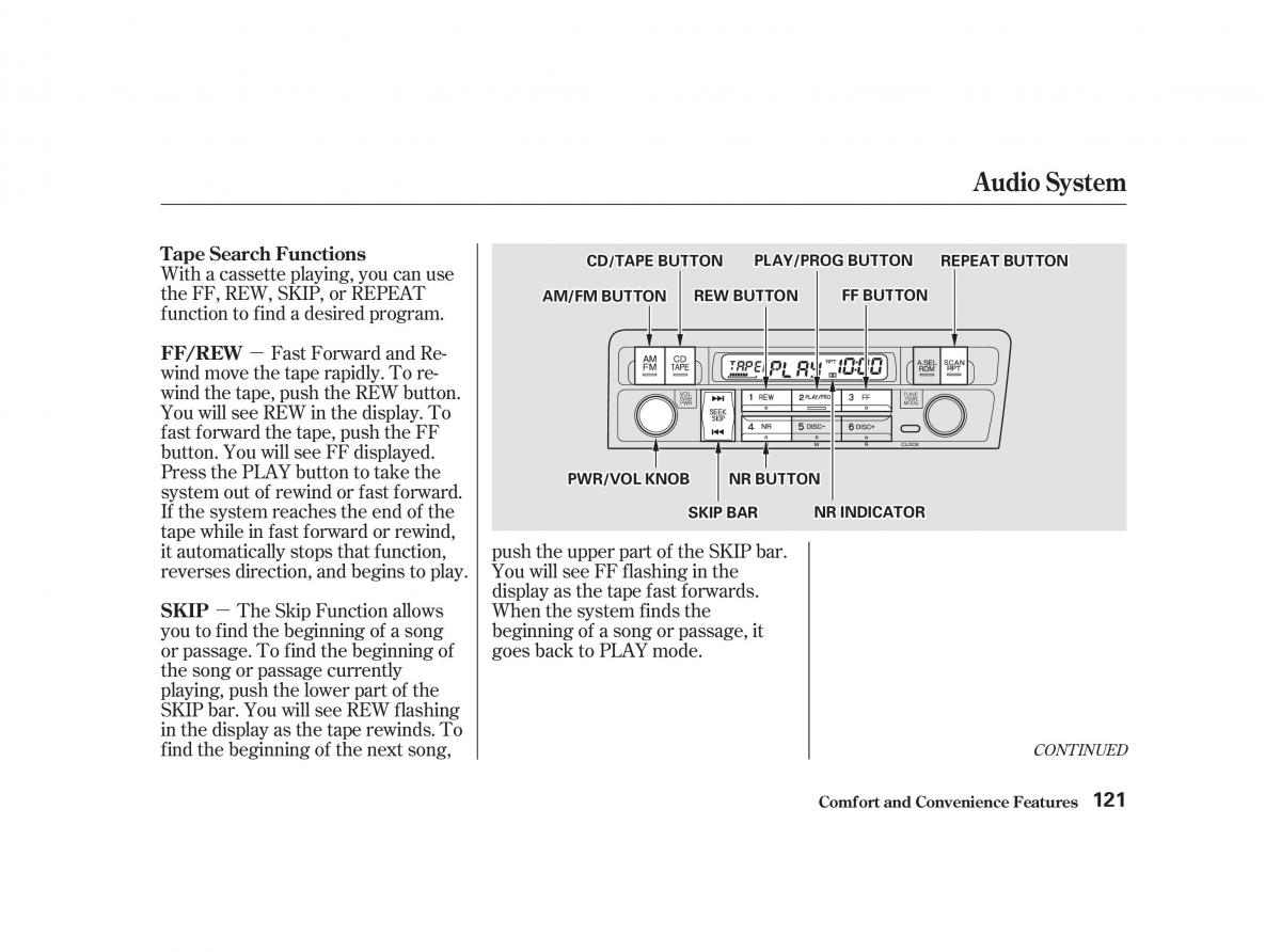 Honda Civic VII owners manual / page 120