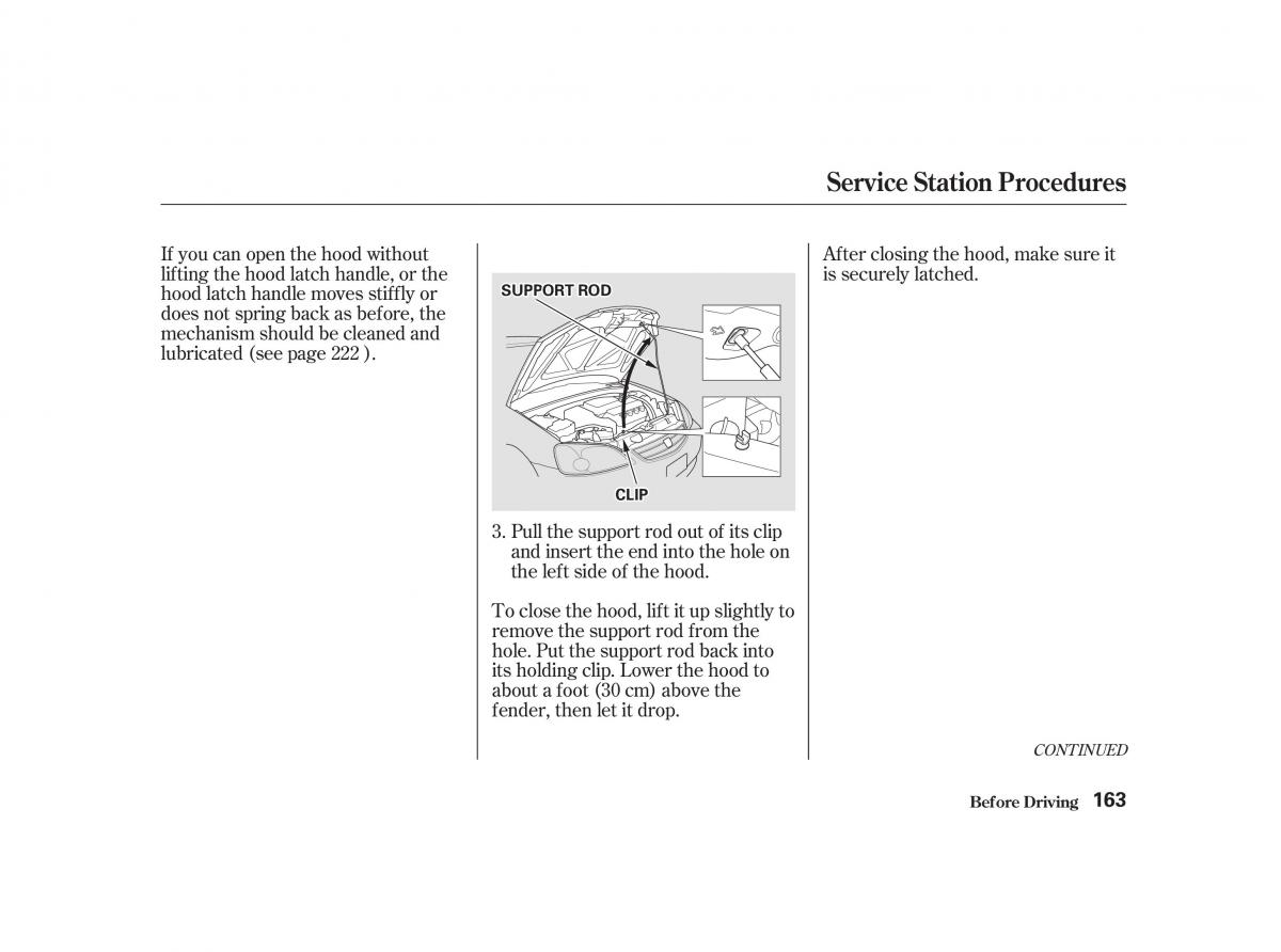 Honda Civic VII owners manual / page 162