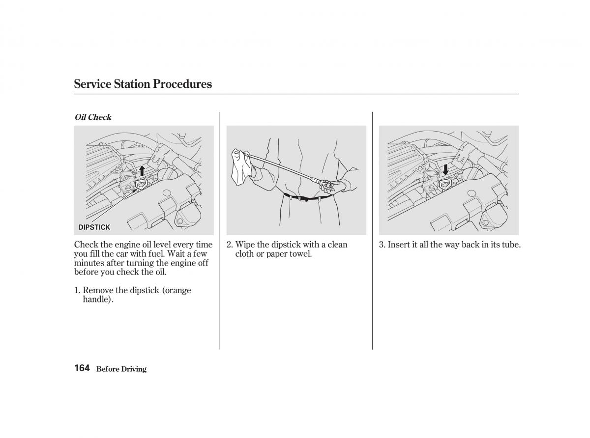 Honda Civic VII owners manual / page 163