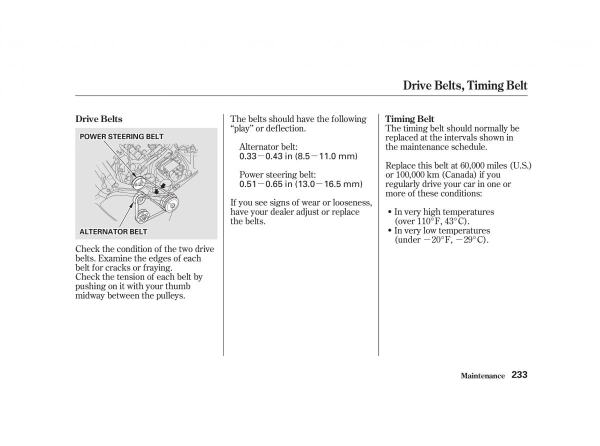 Honda Civic VII owners manual / page 232