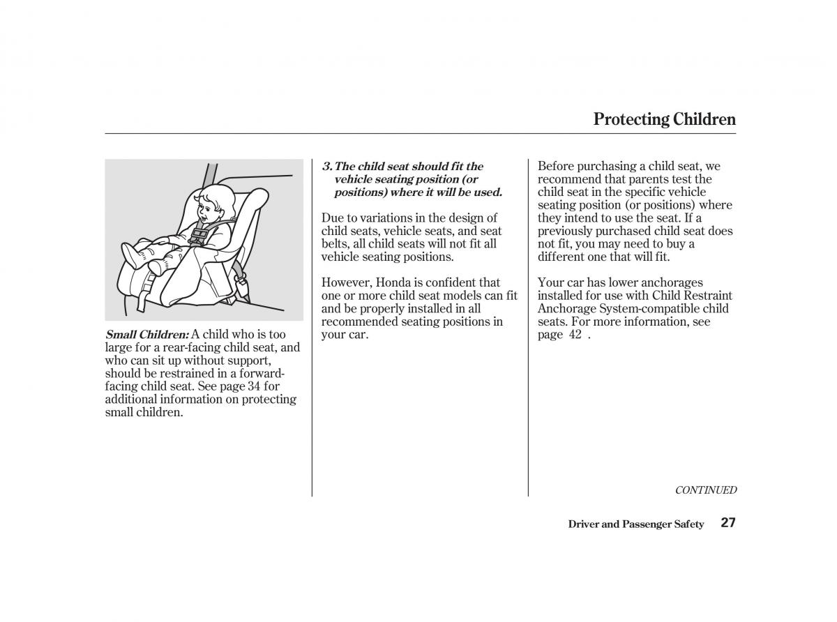 Honda Civic VII owners manual / page 26