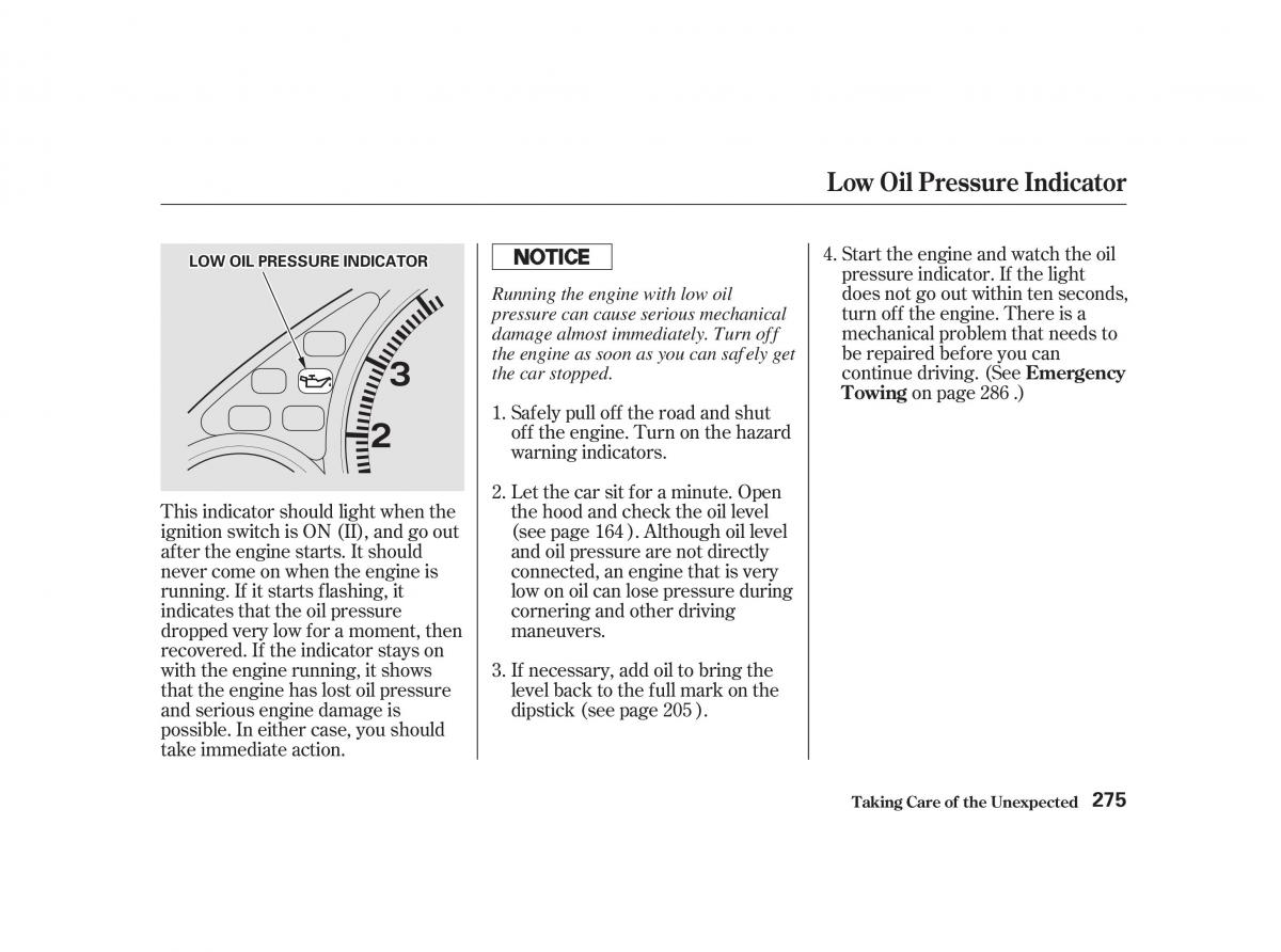 Honda Civic VII owners manual / page 274