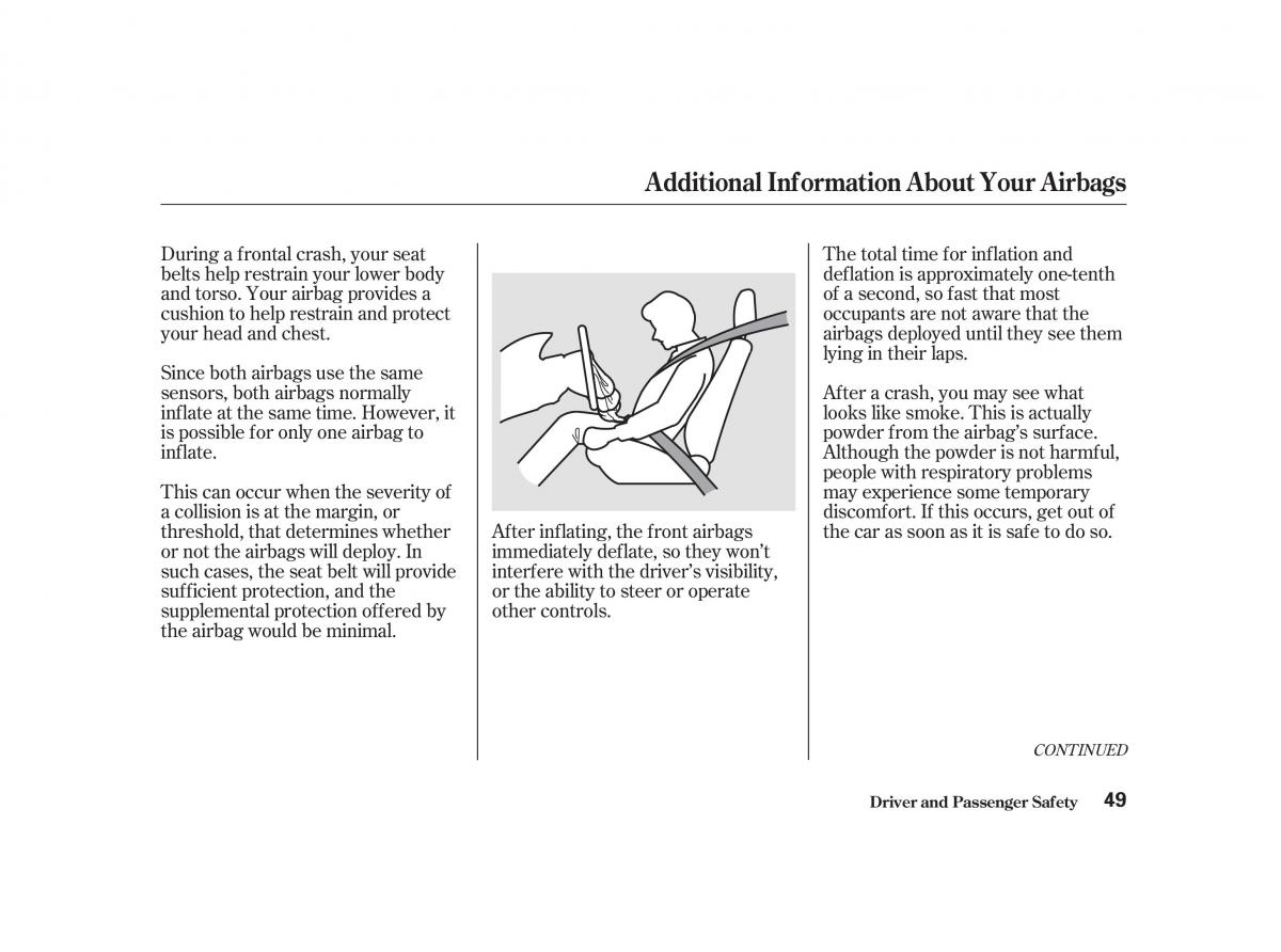 Honda Civic VII owners manual / page 48