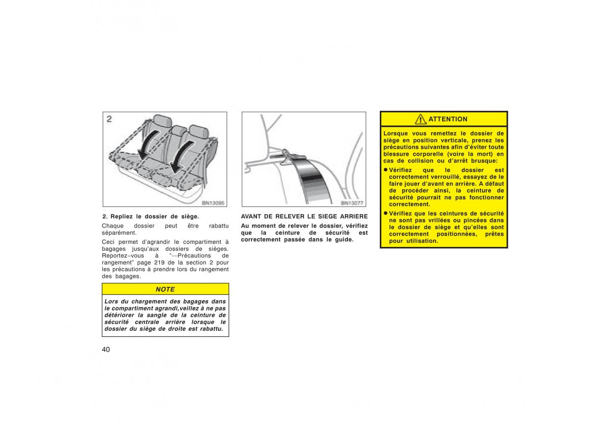 Toyota Corolla X manuel du proprietaire / page 56