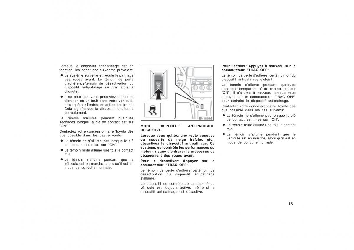 Toyota Corolla X manuel du proprietaire / page 147