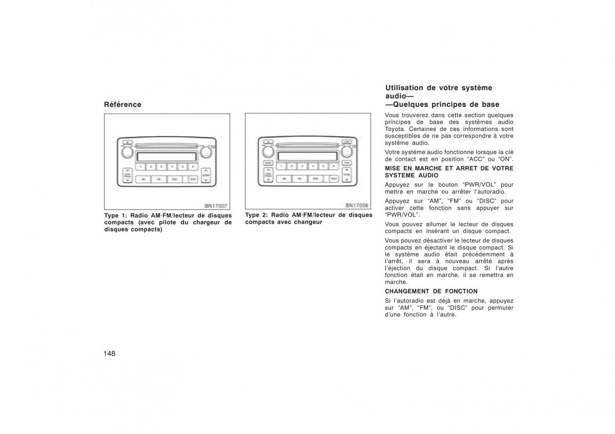 Toyota Corolla X manuel du proprietaire / page 164