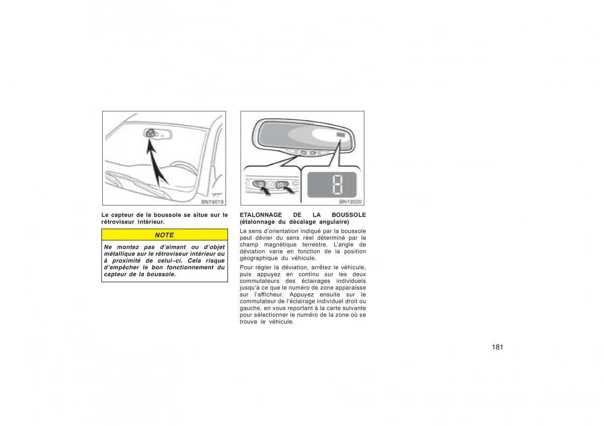 Toyota Corolla X manuel du proprietaire / page 197