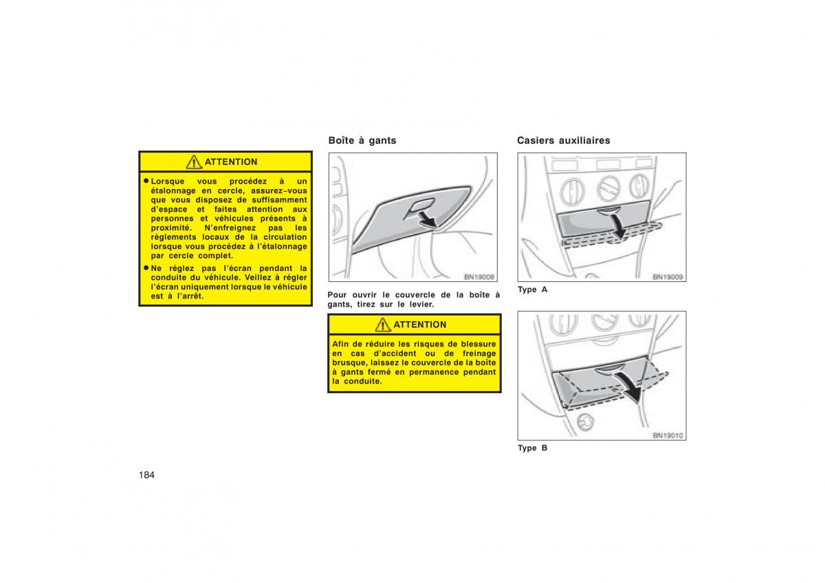 Toyota Corolla X manuel du proprietaire / page 200