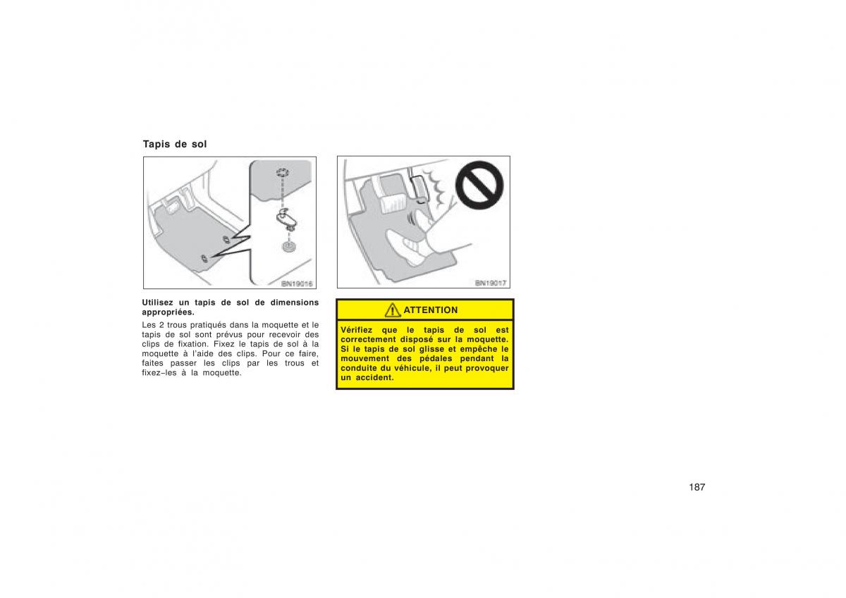 Toyota Corolla X manuel du proprietaire / page 203