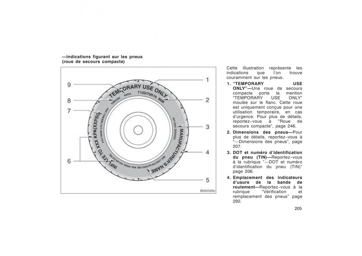 Toyota Corolla X manuel du proprietaire / page 221