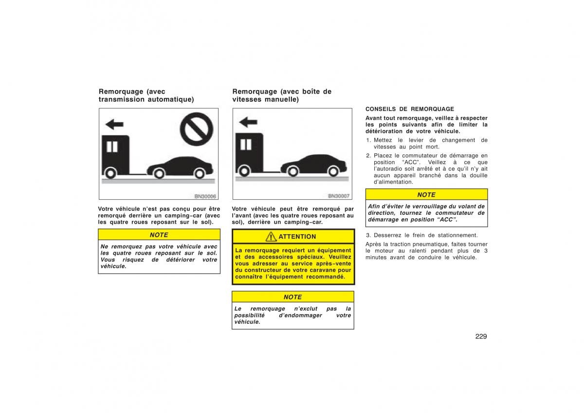 Toyota Corolla X manuel du proprietaire / page 245