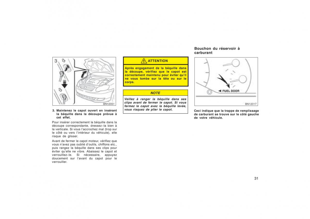 Toyota Corolla X manuel du proprietaire / page 47