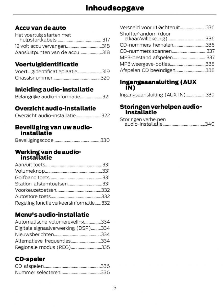 Ford C Max II 2 handleiding / page 7