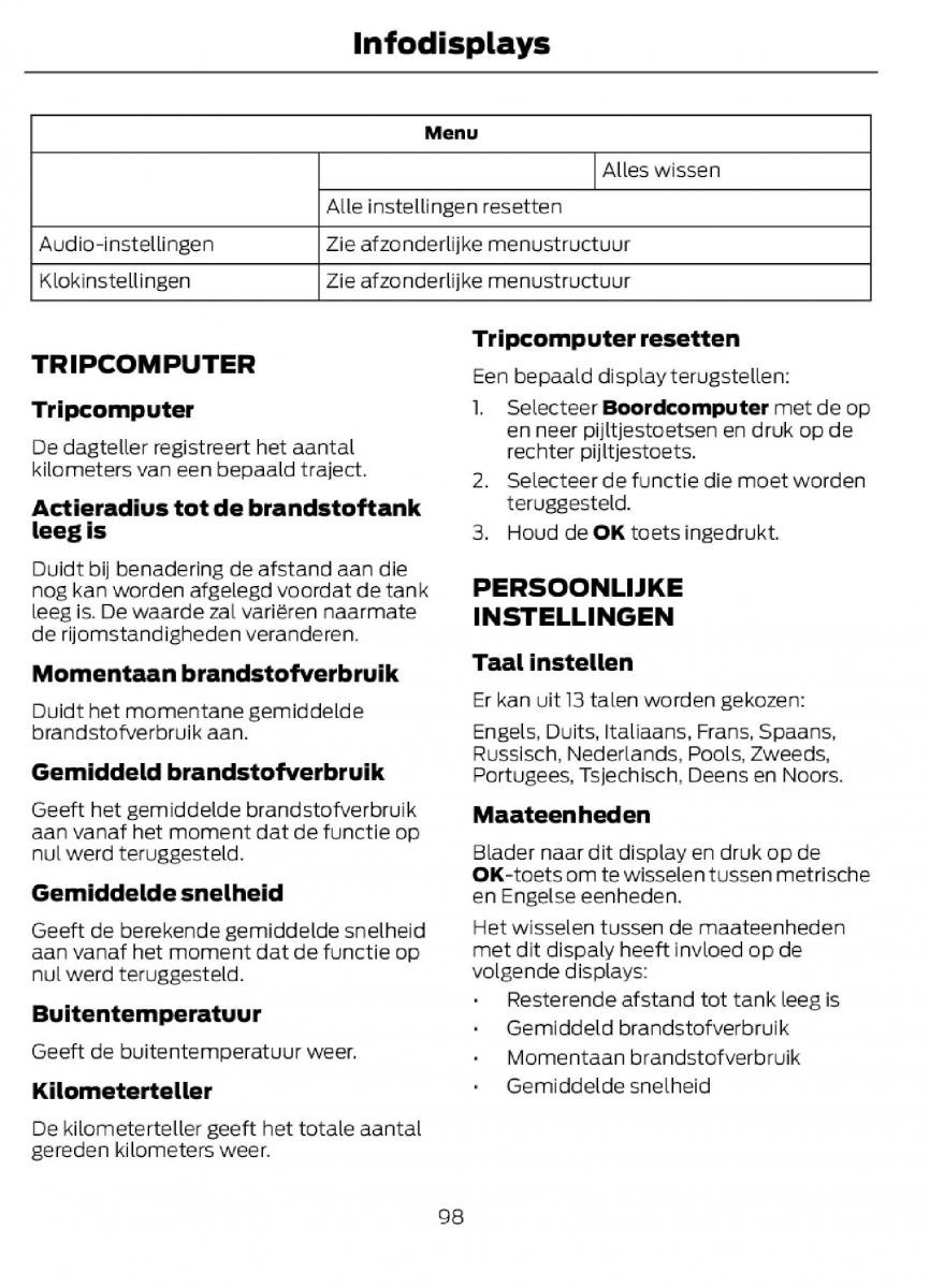 Ford C Max II 2 handleiding / page 101