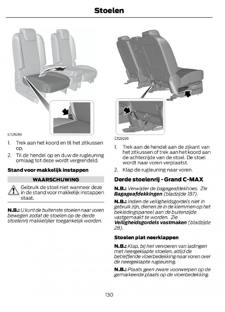 Ford C Max II 2 handleiding / page 133