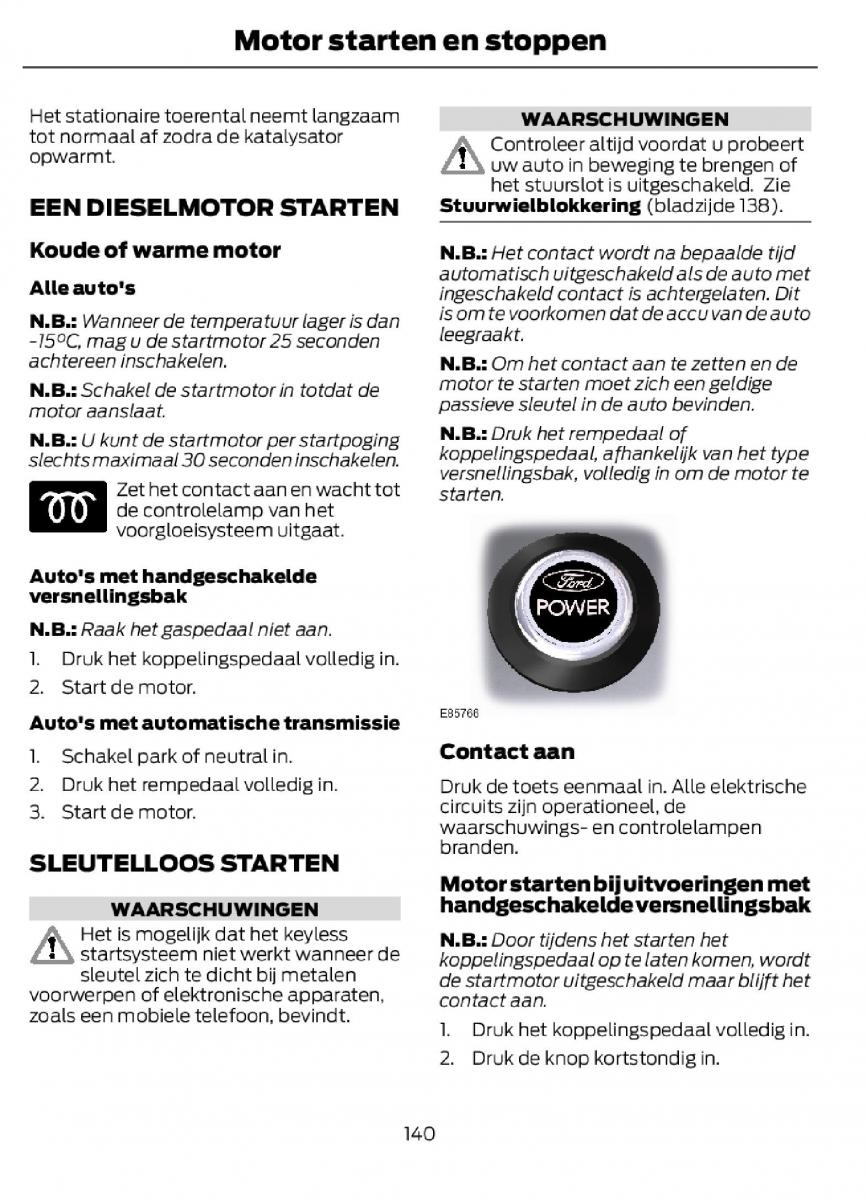 Ford C Max II 2 handleiding / page 143