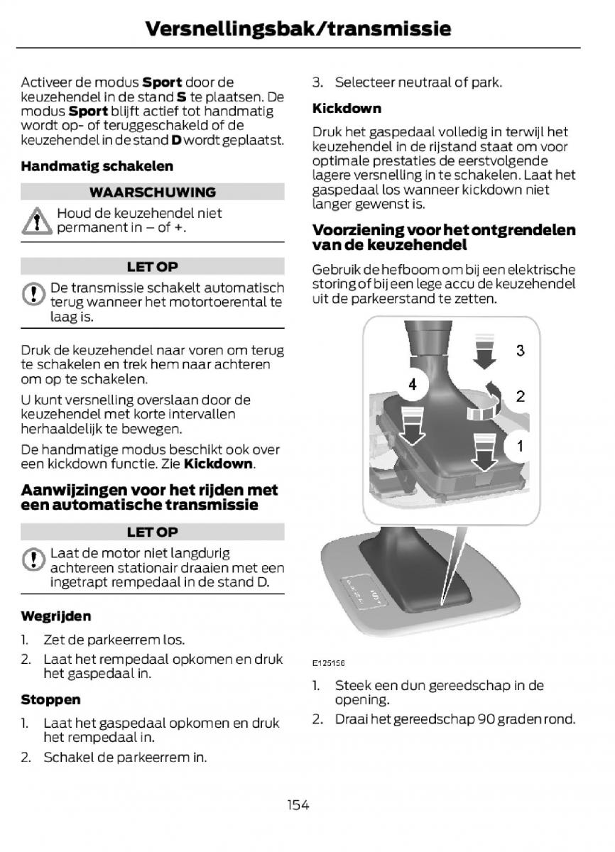 Ford C Max II 2 handleiding / page 157