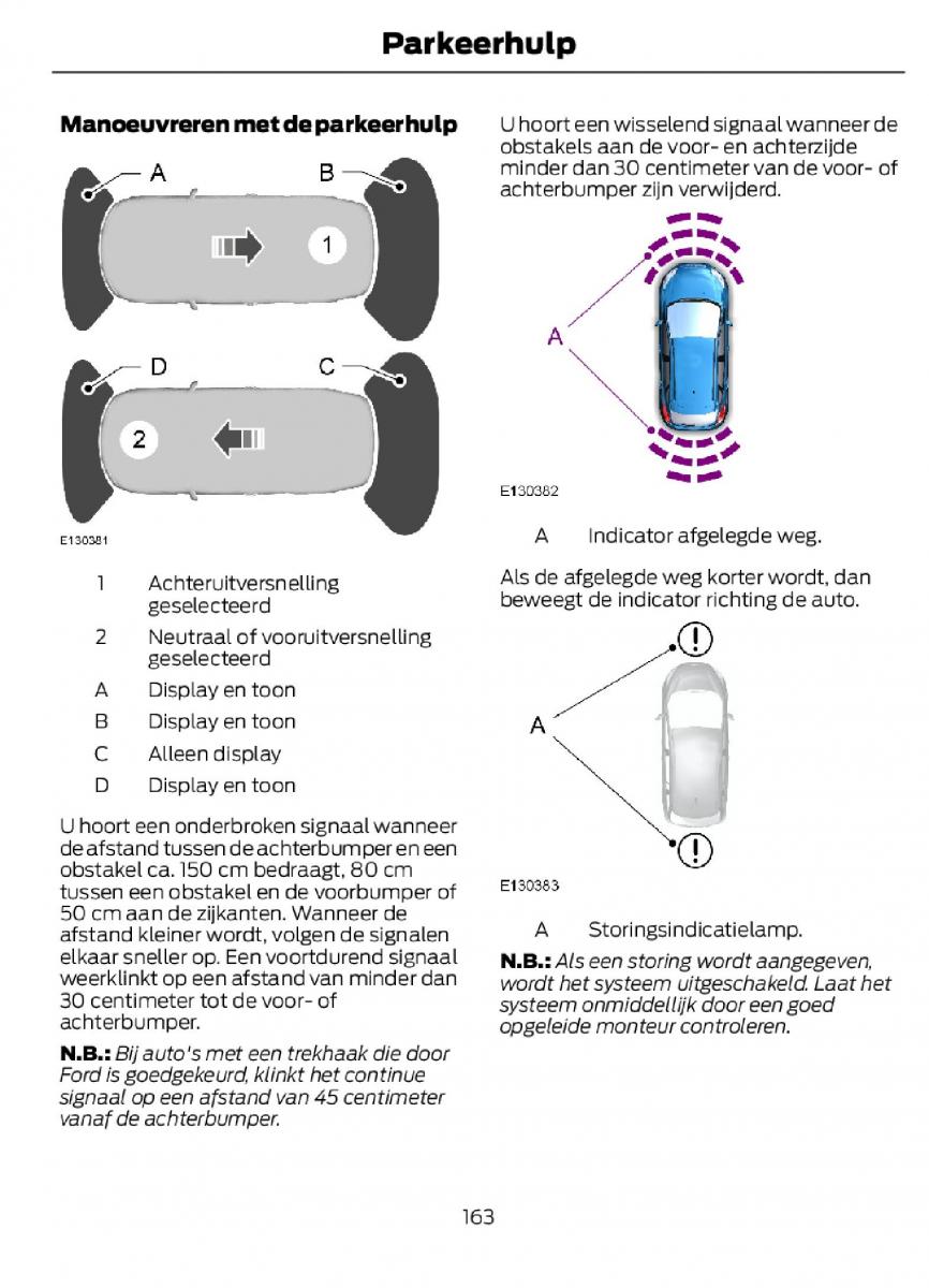 Ford C Max II 2 handleiding / page 166