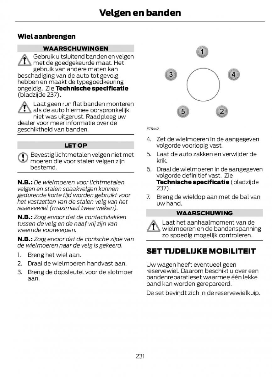 Ford C Max II 2 handleiding / page 234