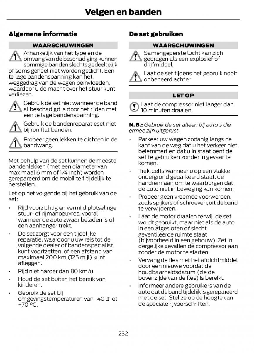 Ford C Max II 2 handleiding / page 235