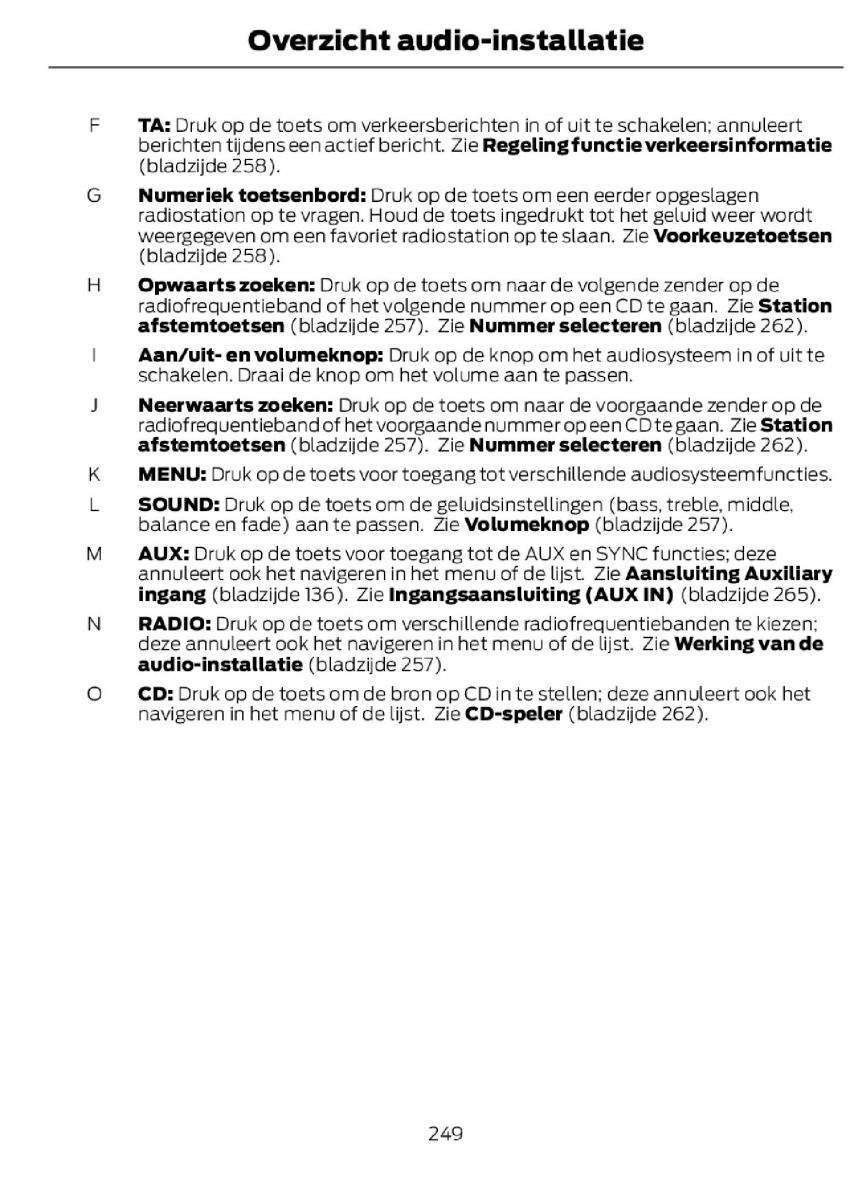 Ford C Max II 2 handleiding / page 252