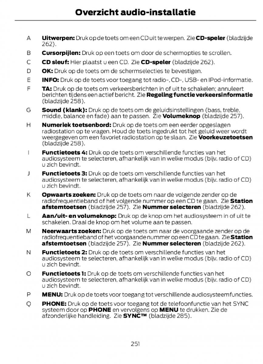 Ford C Max II 2 handleiding / page 254