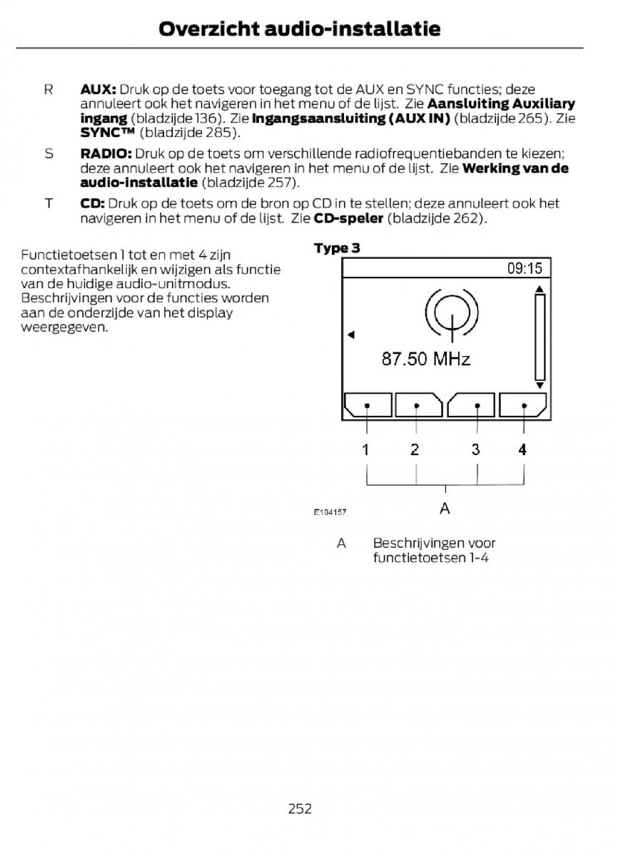 Ford C Max II 2 handleiding / page 255