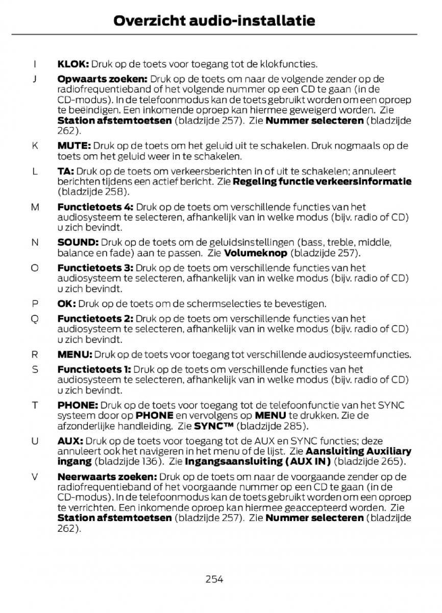 Ford C Max II 2 handleiding / page 257