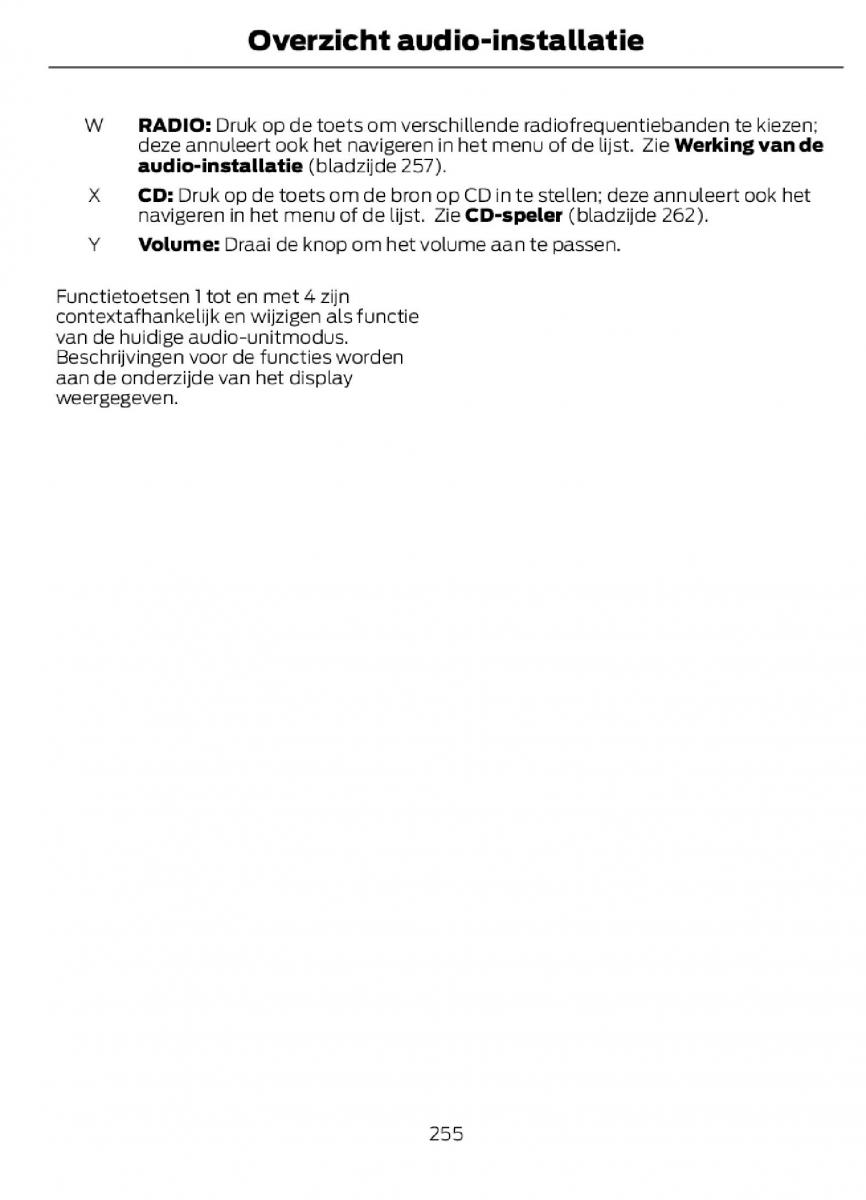 Ford C Max II 2 handleiding / page 258