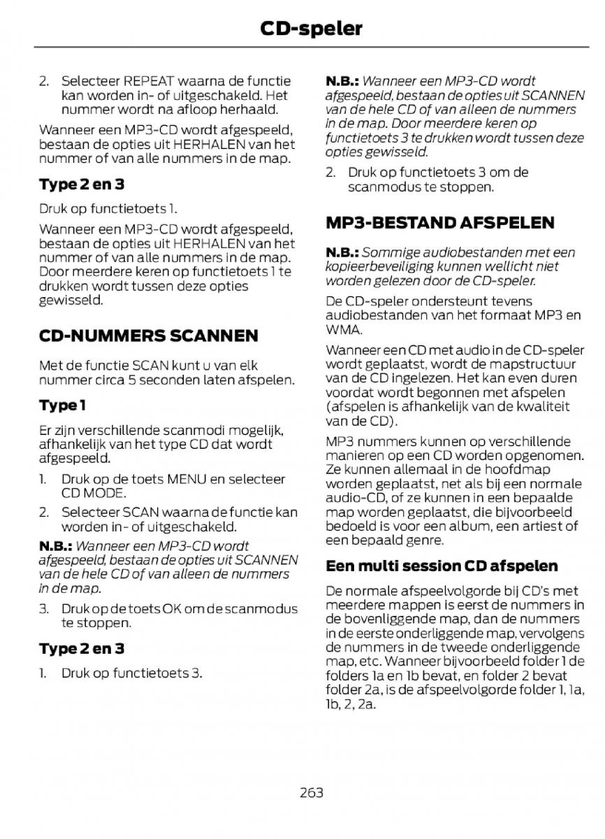 Ford C Max II 2 handleiding / page 266