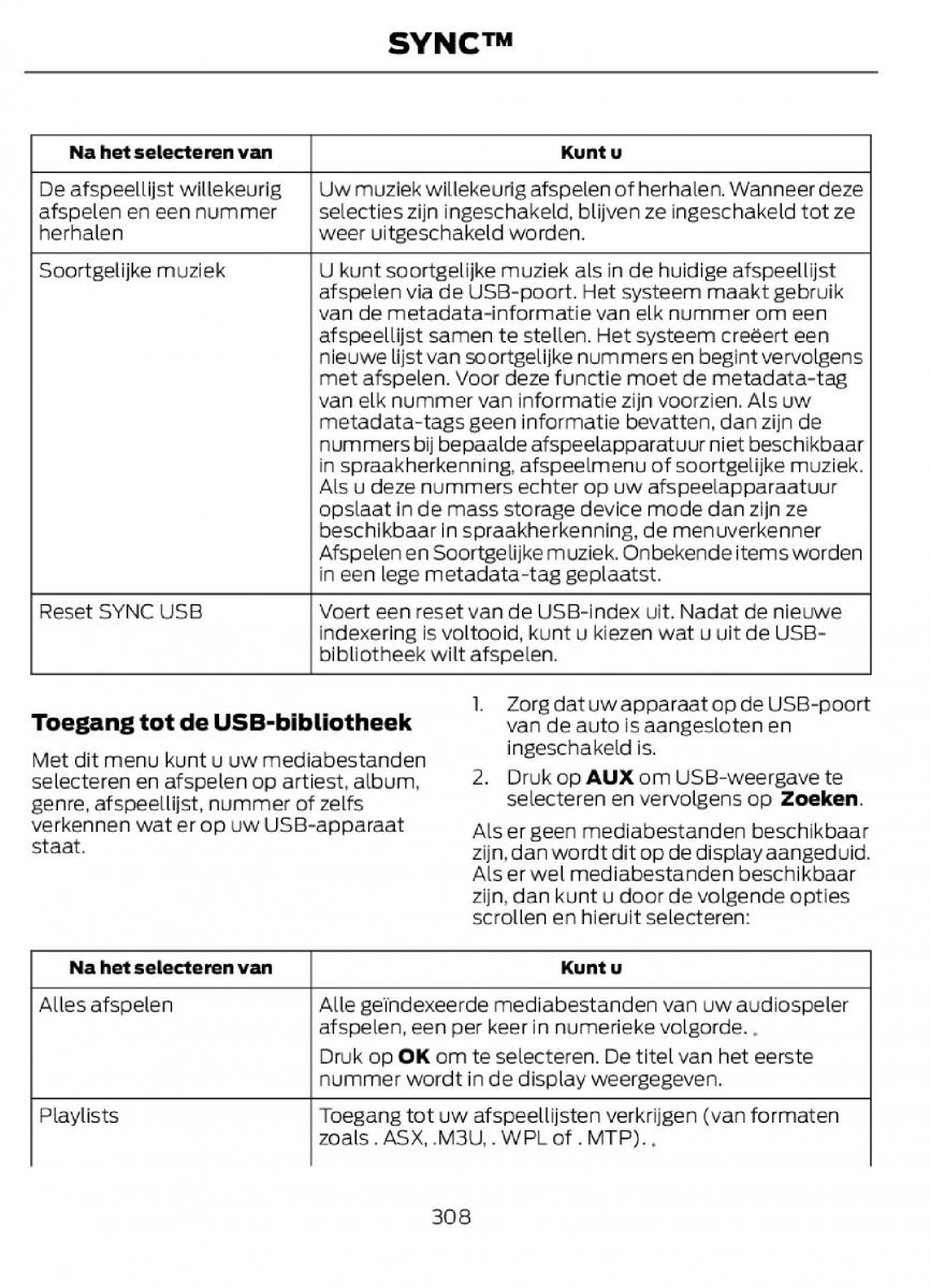 Ford C Max II 2 handleiding / page 311