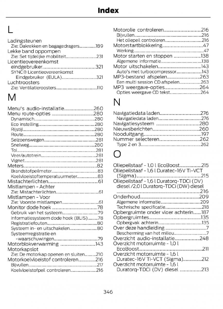 Ford C Max II 2 handleiding / page 349