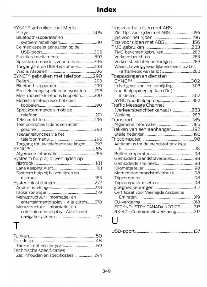 Ford C Max II 2 handleiding / page 352