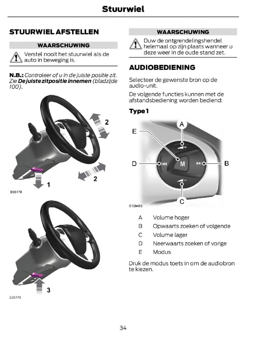 Ford C Max II 2 handleiding / page 36