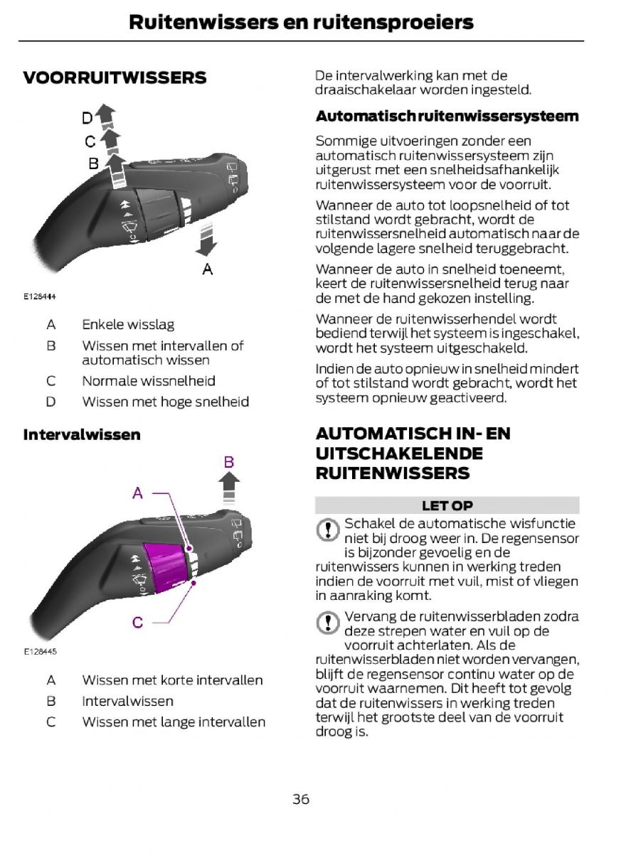 Ford C Max II 2 handleiding / page 38