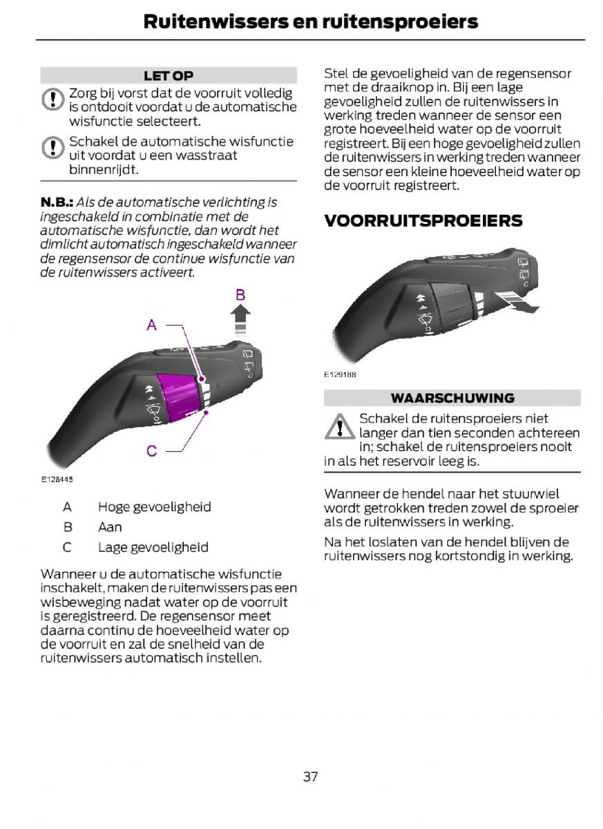 Ford C Max II 2 handleiding / page 39