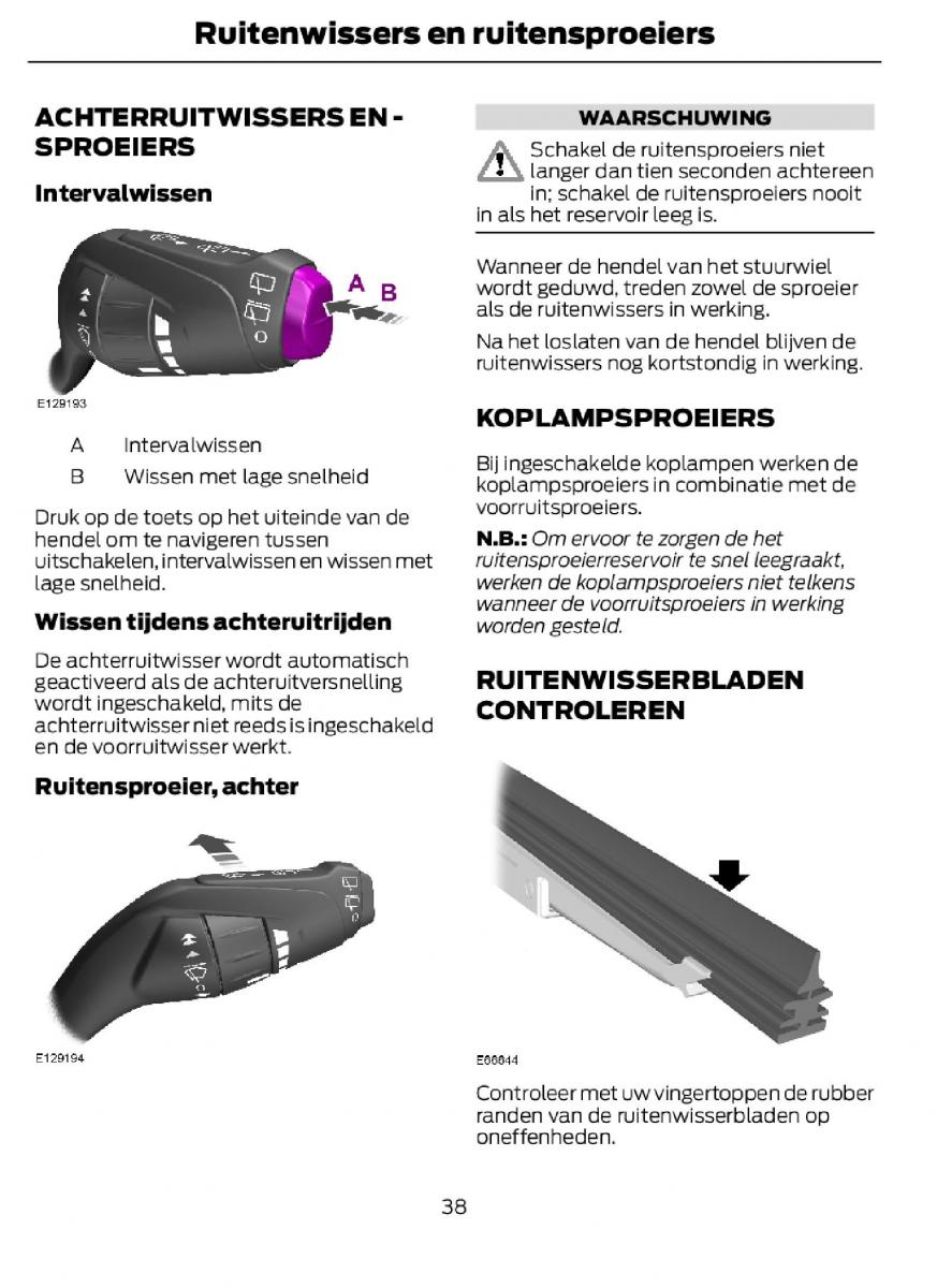 Ford C Max II 2 handleiding / page 40