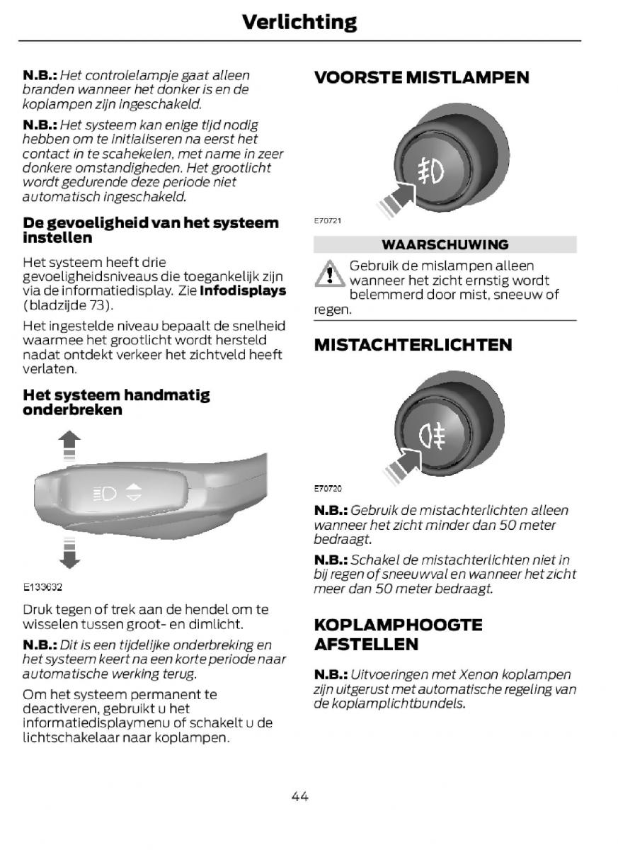 Ford C Max II 2 handleiding / page 46