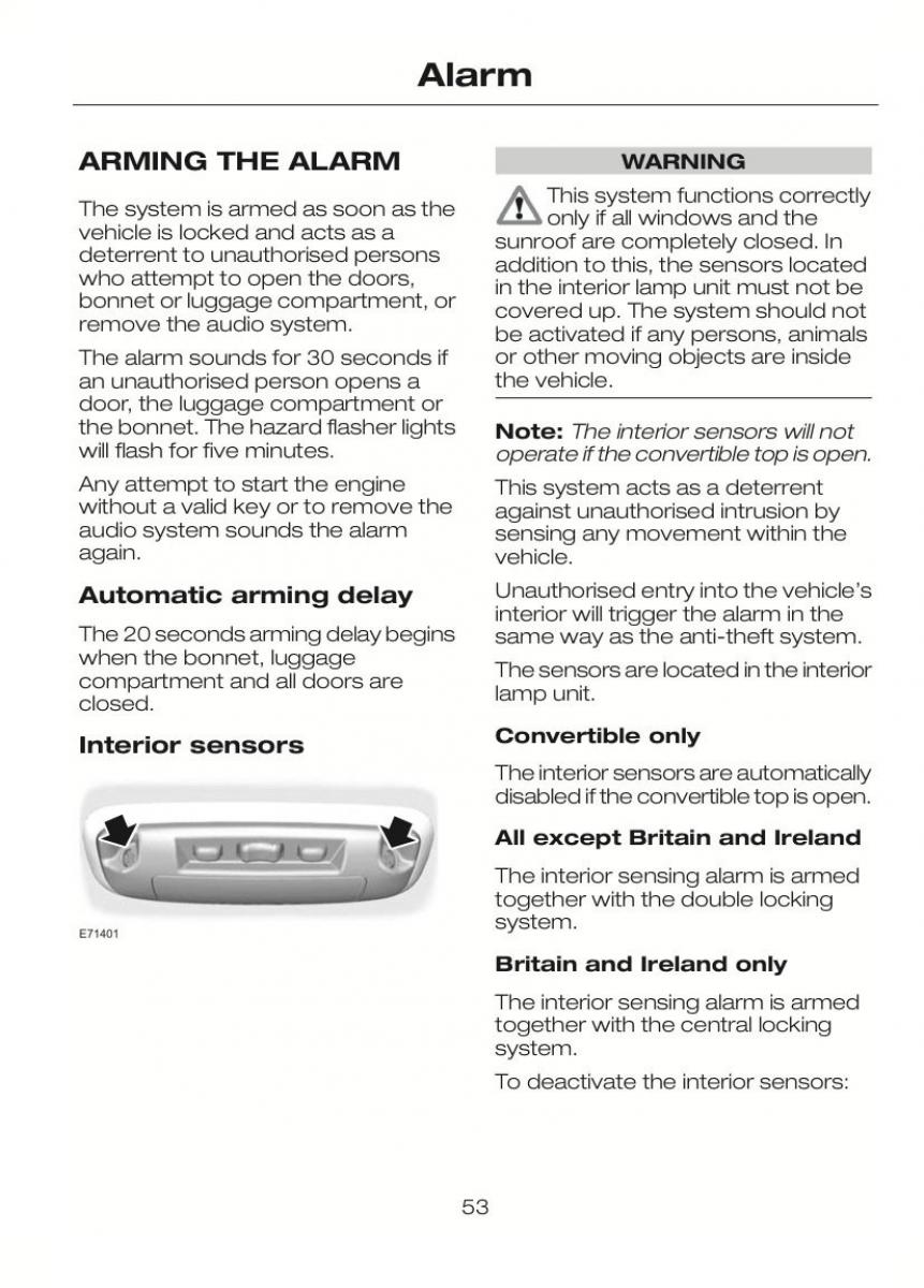 Ford C Max II 2 owners manual / page 57