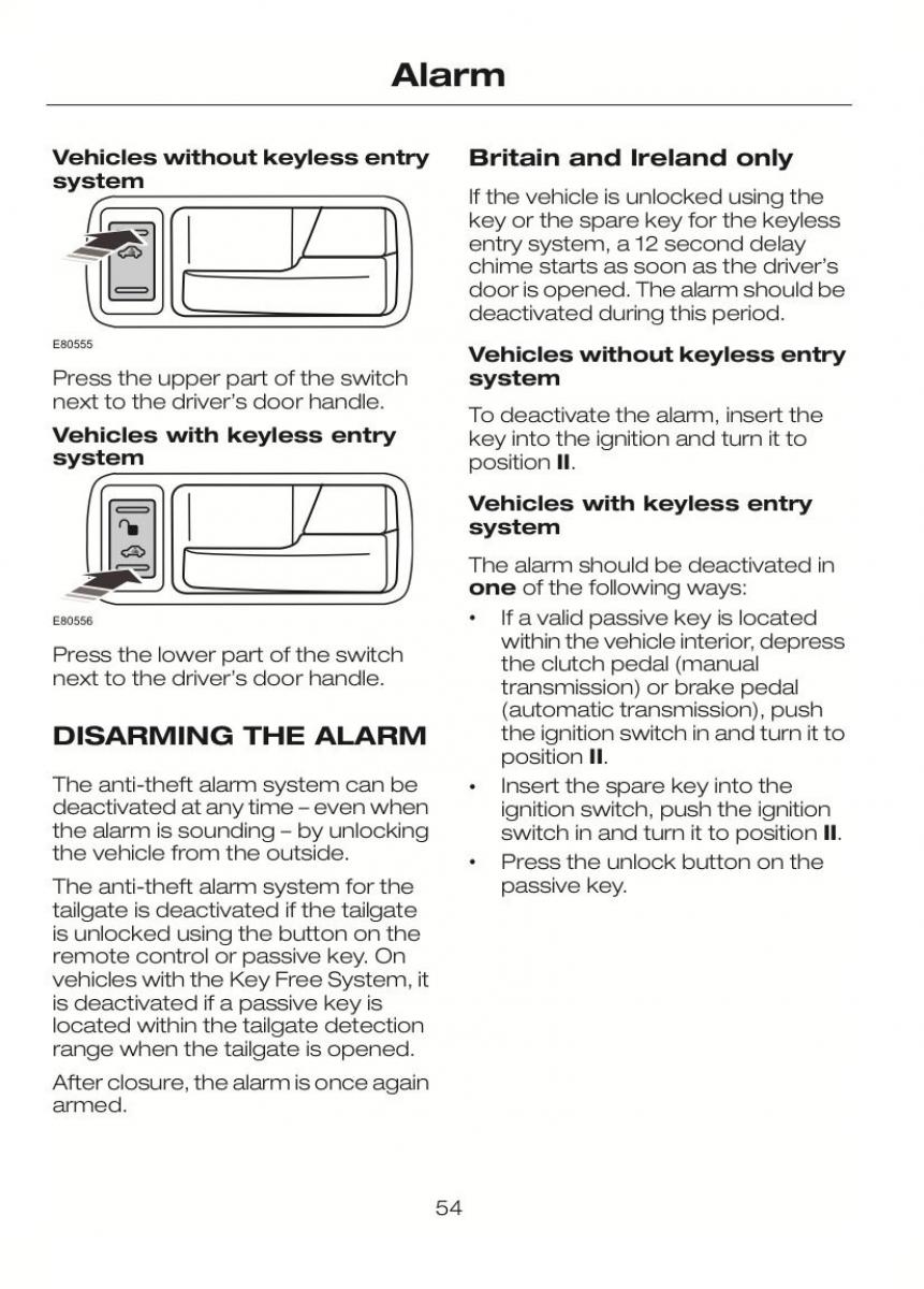 Ford C Max II 2 owners manual / page 58