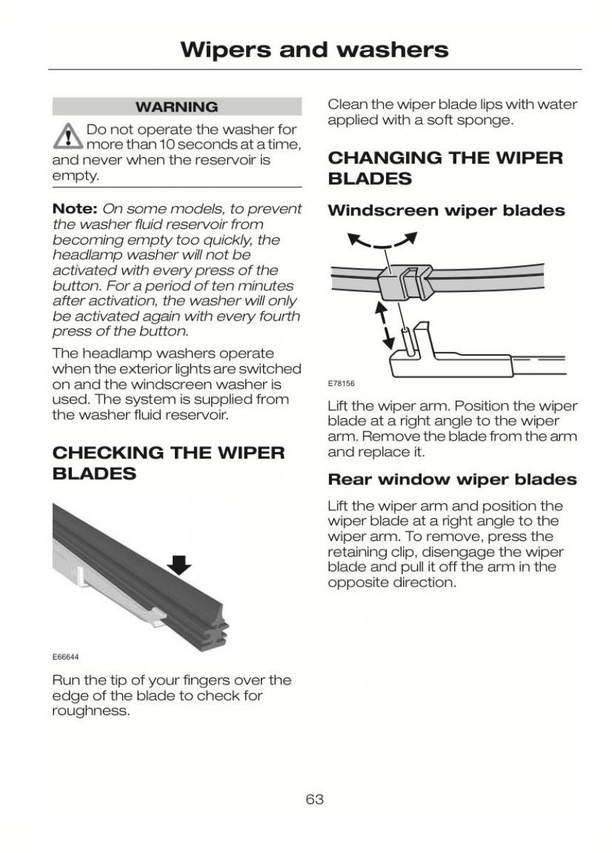 Ford C Max II 2 owners manual / page 67