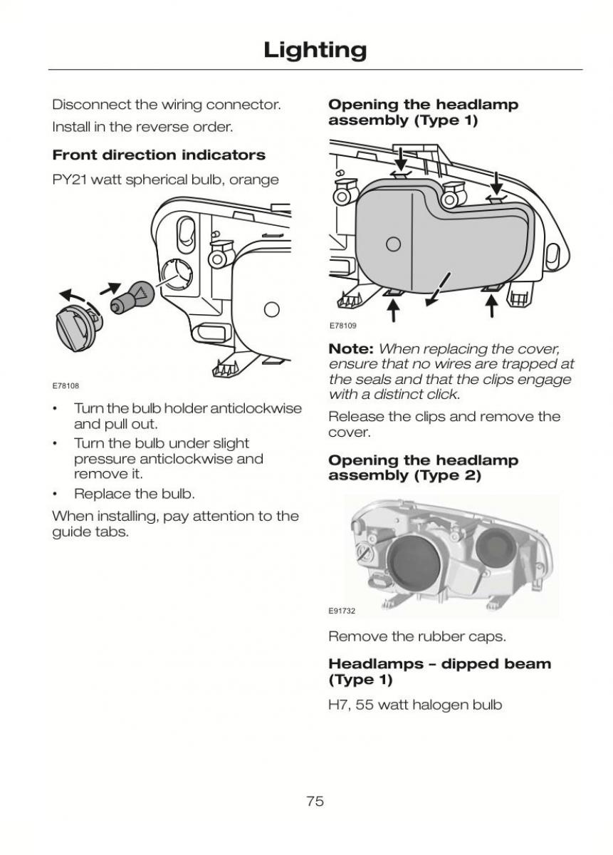 Ford C Max II 2 owners manual / page 79