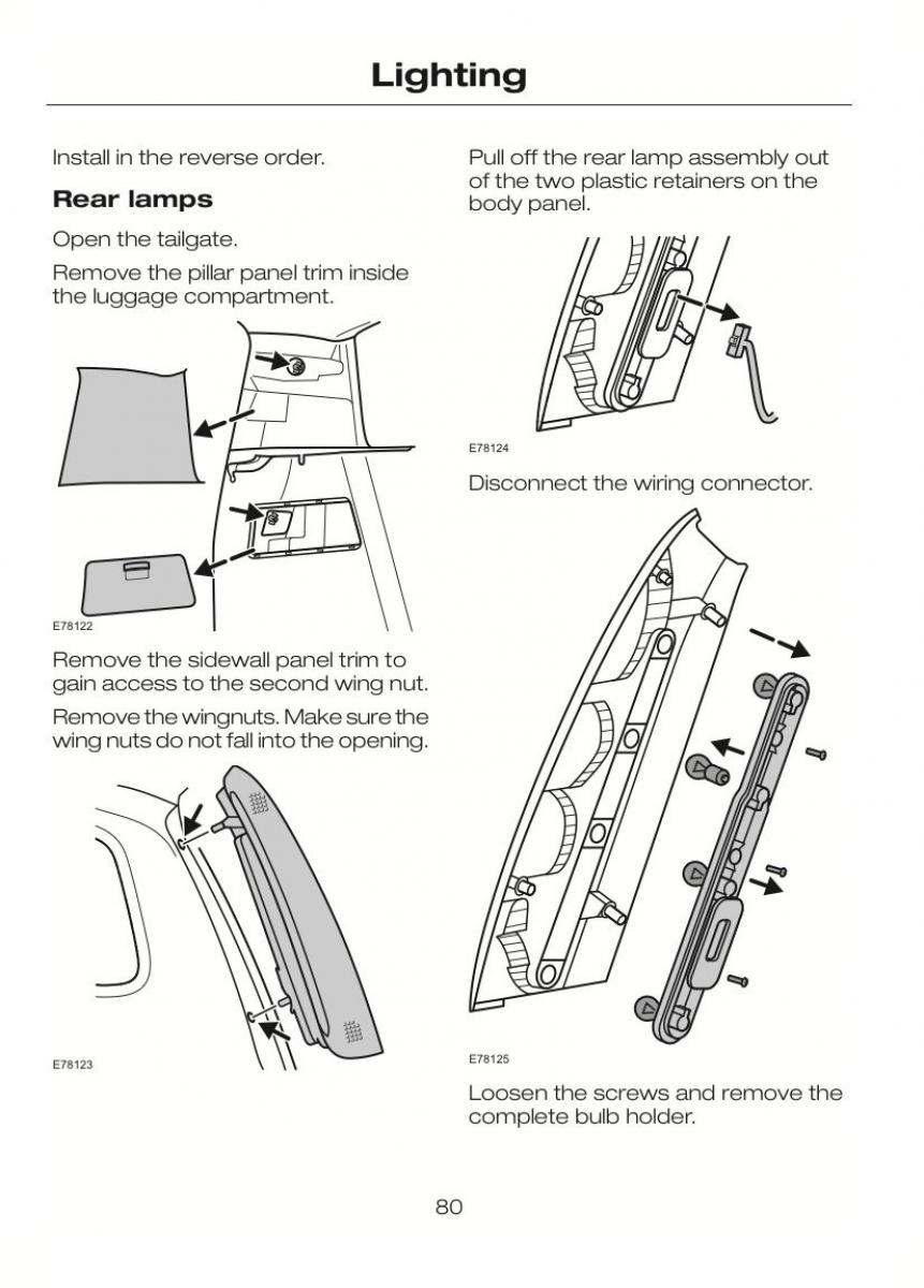 Ford C Max II 2 owners manual / page 84