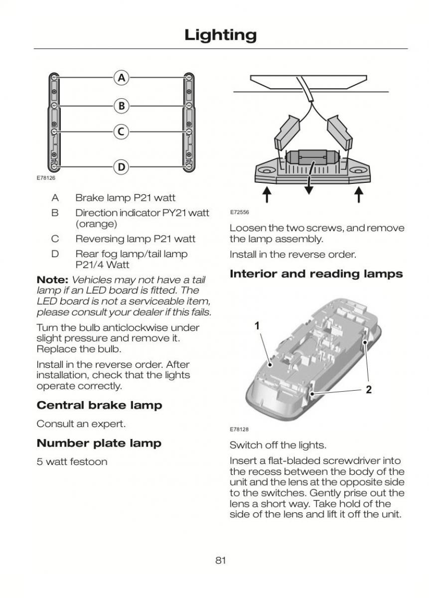 Ford C Max II 2 owners manual / page 85