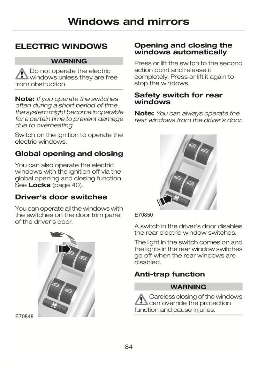 Ford C Max II 2 owners manual / page 88