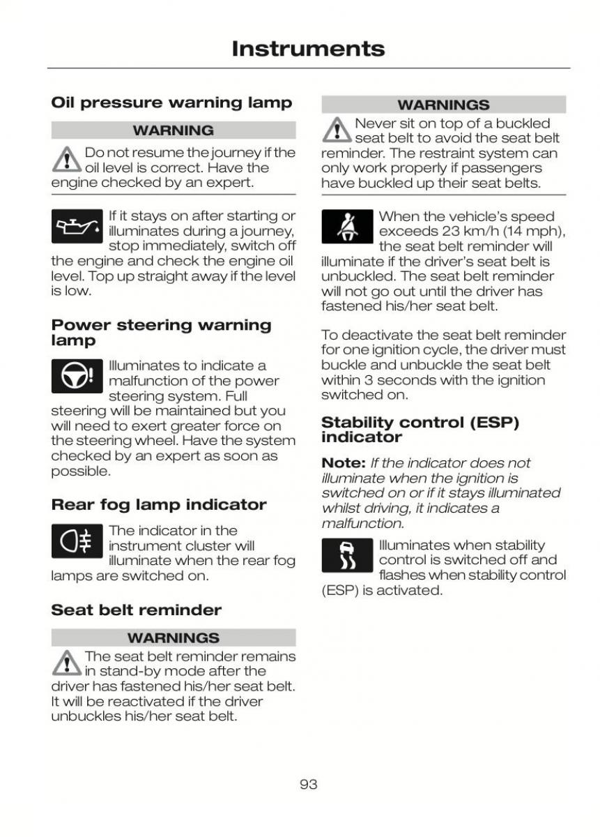 Ford C Max II 2 owners manual / page 97