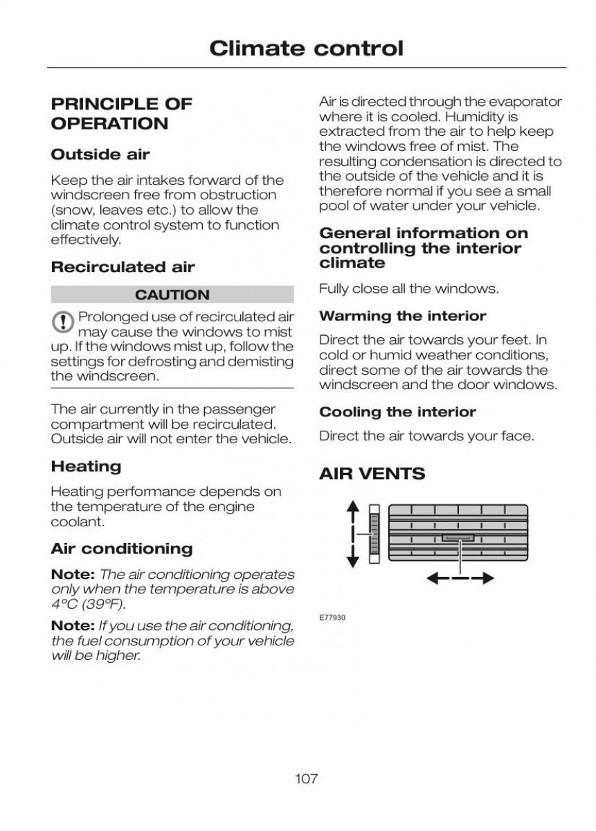 Ford C Max II 2 owners manual / page 111