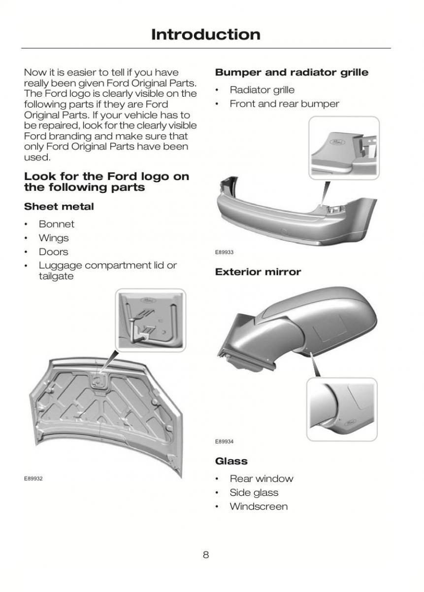 Ford C Max II 2 owners manual / page 12