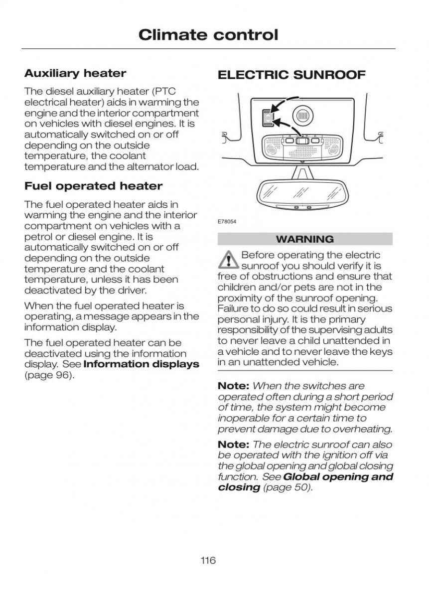 Ford C Max II 2 owners manual / page 120